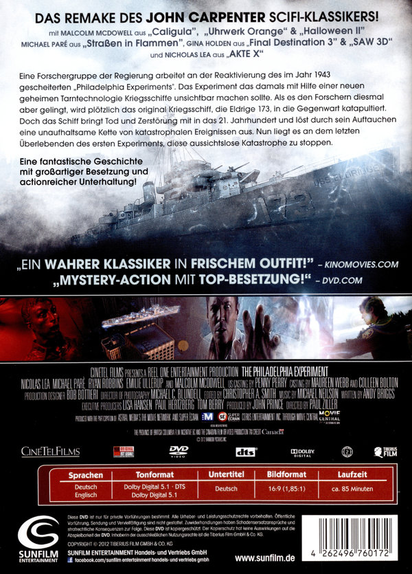 Das Philadelphia Experiment - Reactivated  (DVD)