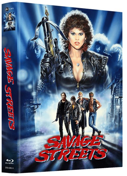 Savage Streets - Strasse der Gewalt - Uncut Prestige Mediabook Edition (DVD+blu-ray) (A)