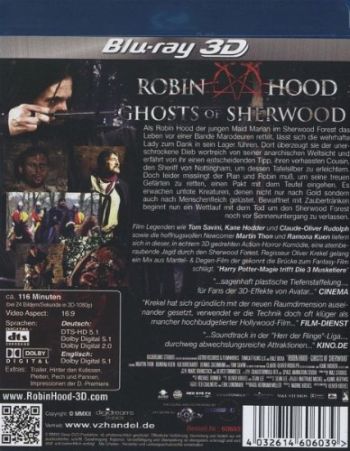 Robin Hood - Ghosts of Sherwood 3D (3D blu-ray)