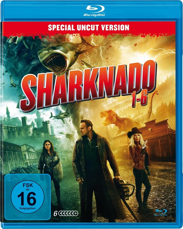 Sharknado 1-6 UNCUT  [6 BRs]  (Blu-ray Disc)