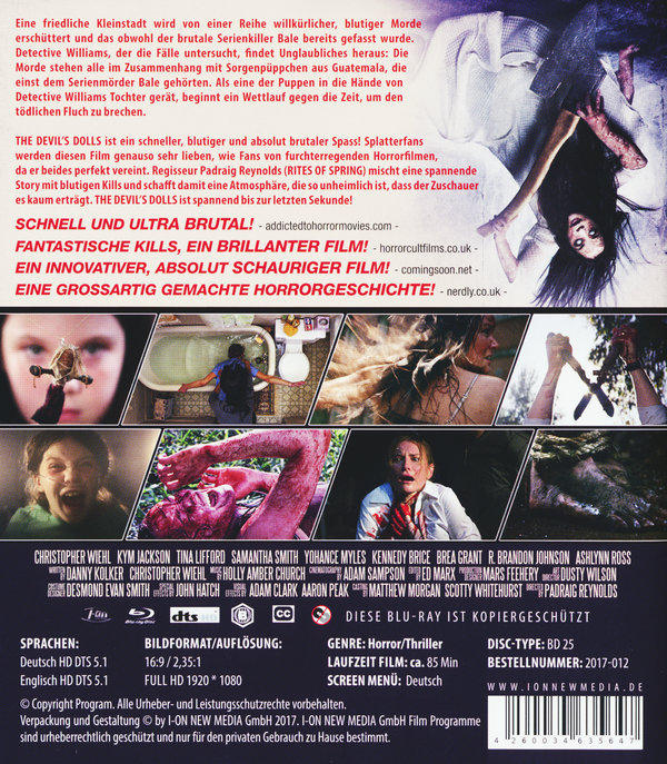 Devil's Dolls, The (blu-ray)