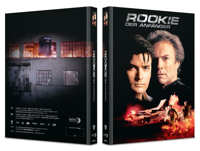 Rookie - Der Anfänger - Uncut Mediabook Edition  (DVD+blu-ray) (C)