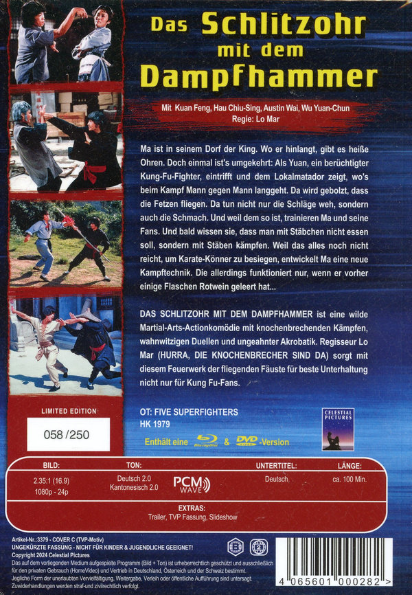 Das Schlitzohr mit dem Dampfhammer - Uncut Mediabook Edition  (DVD+blu-ray) (C)
