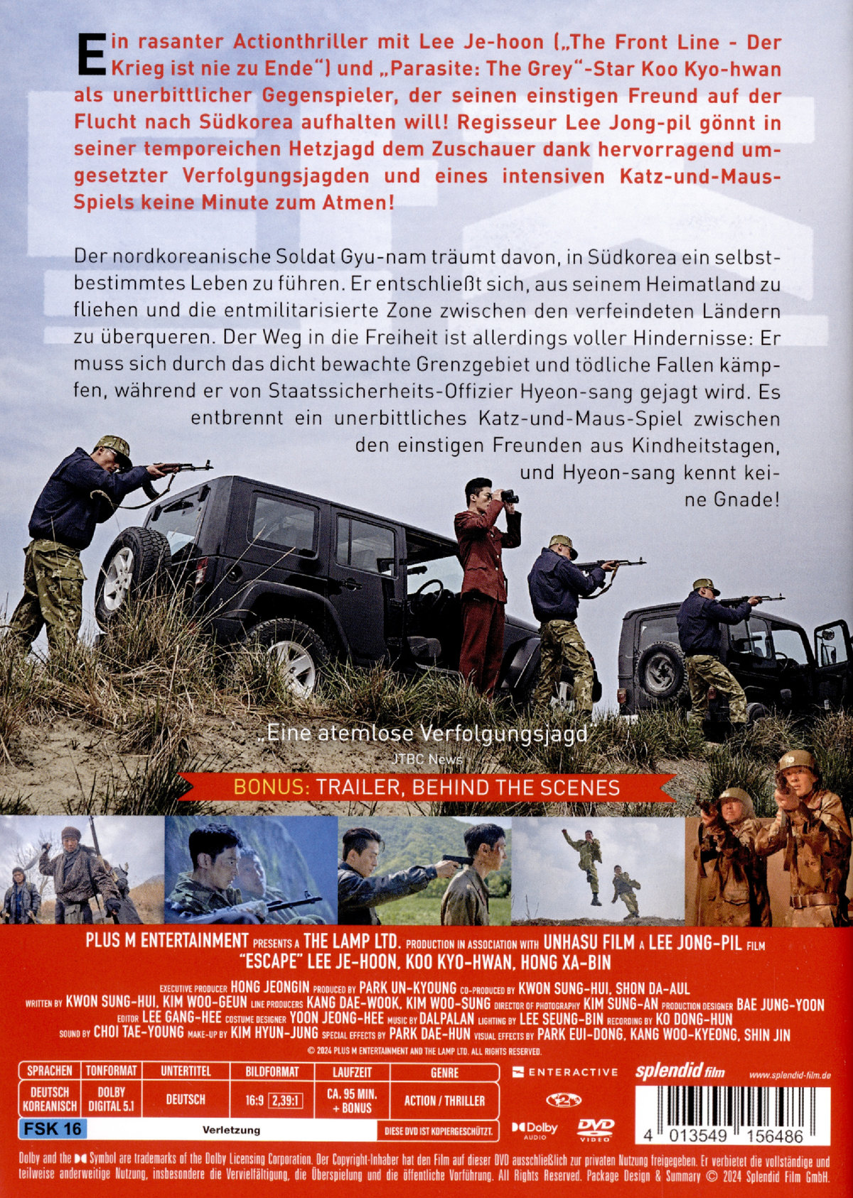 Escape - Flucht in die Freiheit  (DVD)