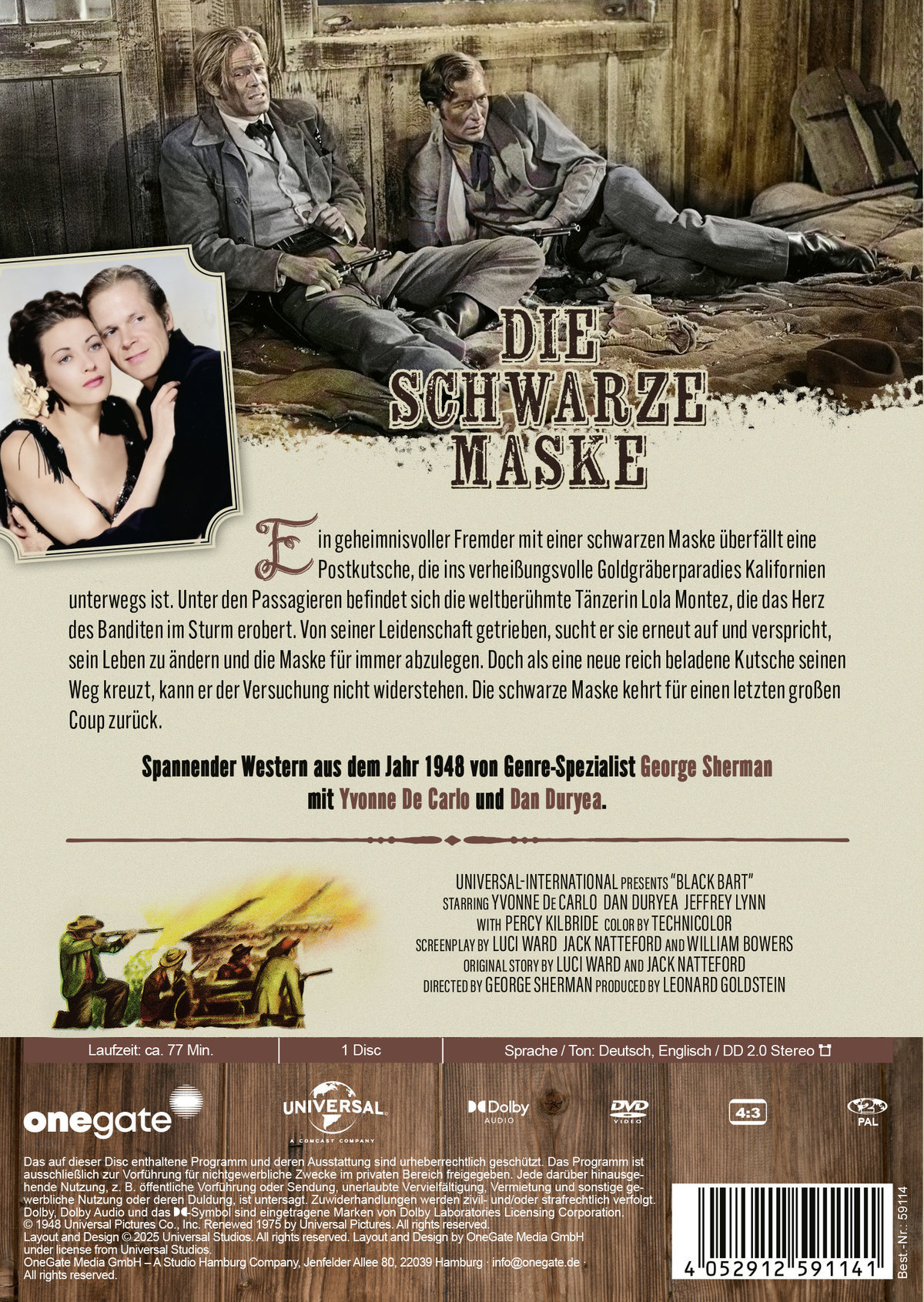 Die schwarze Maske  (DVD)