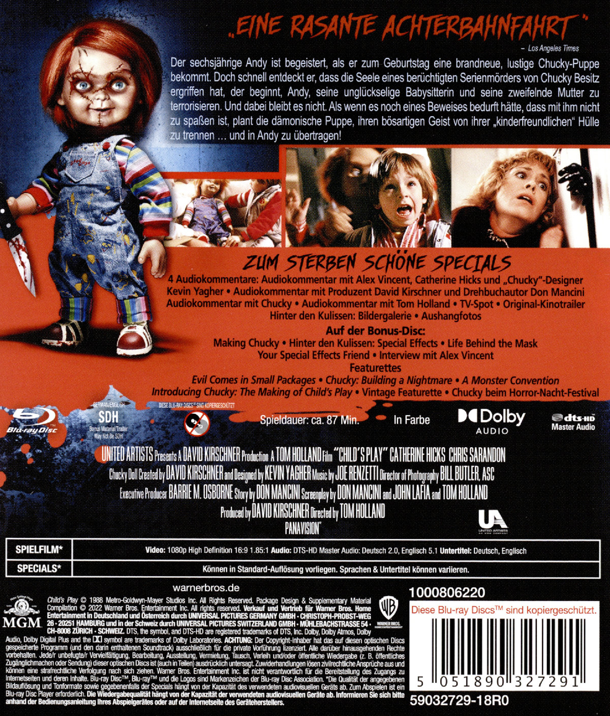 Chucky - Die Mörderpuppe - Uncut Edition (blu-ray)