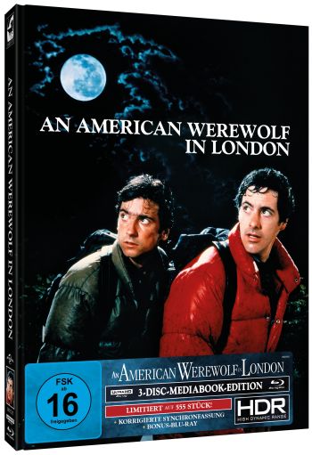 An American Werewolf in London - Uncut Mediabook Edition (4K Ultra HD+blu-ray)