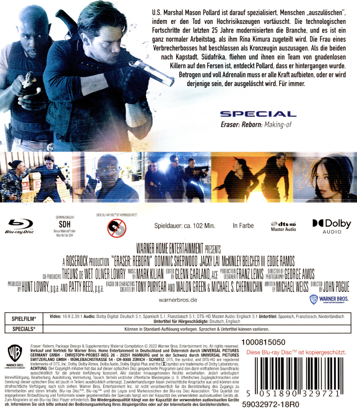 Eraser: Reborn (blu-ray)