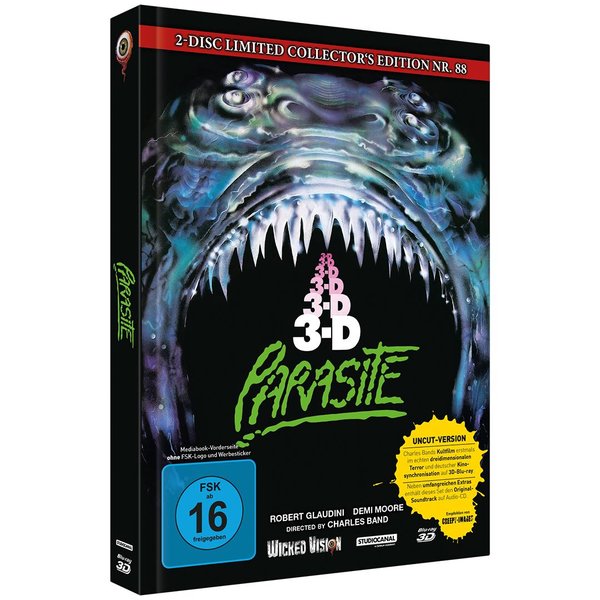 Parasite - Killer Parasit 3D - Uncut Mediabook Edition  (blu-ray) (C)