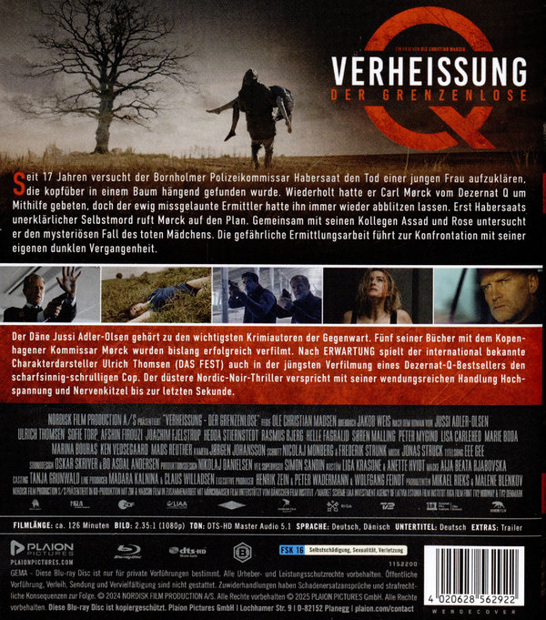 Verheißung - Der Grenzenlose (Jussi Adler-Olsen)  (Blu-ray Disc)