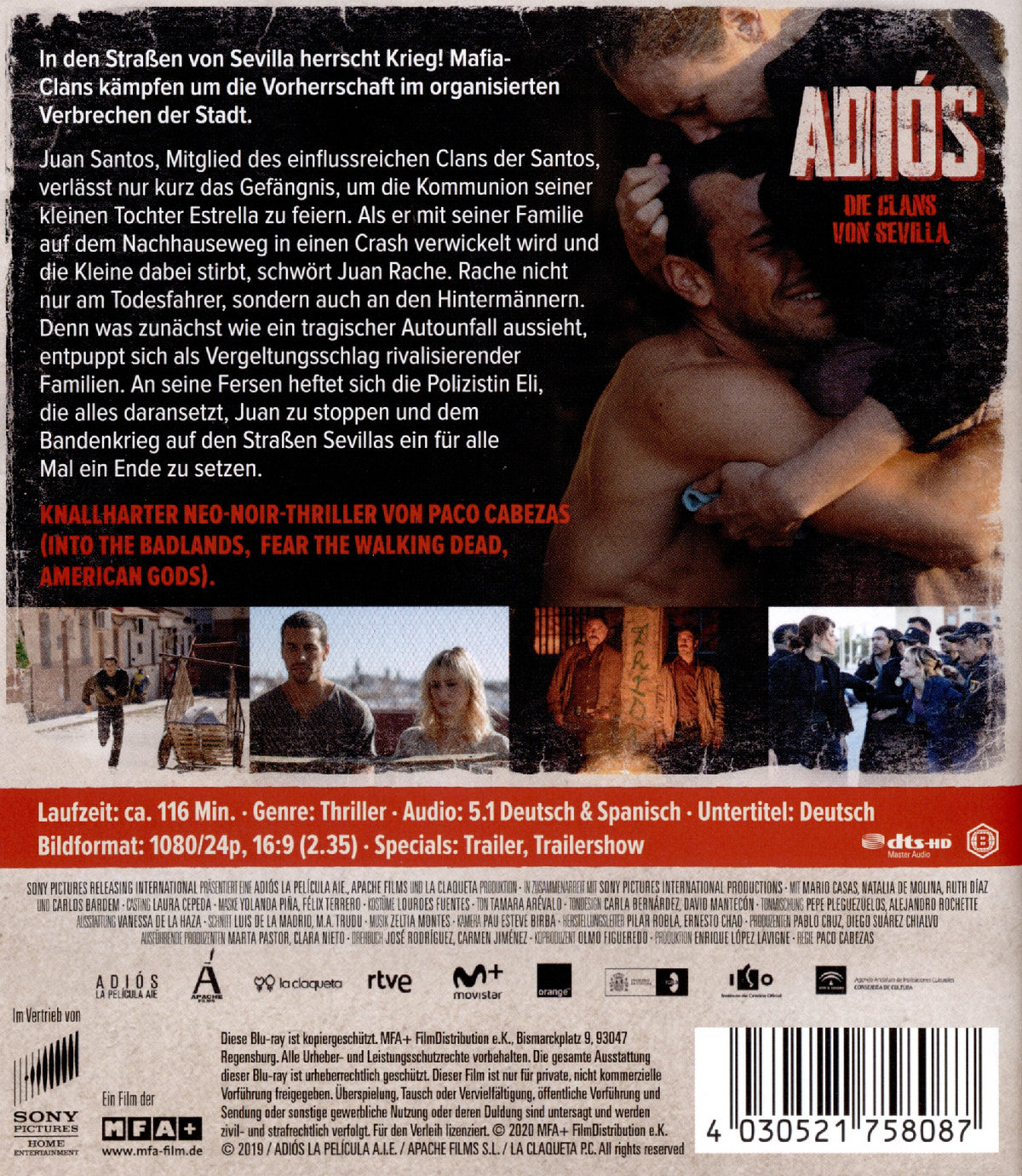 Adios ? Die Clans von Sevilla (blu-ray)