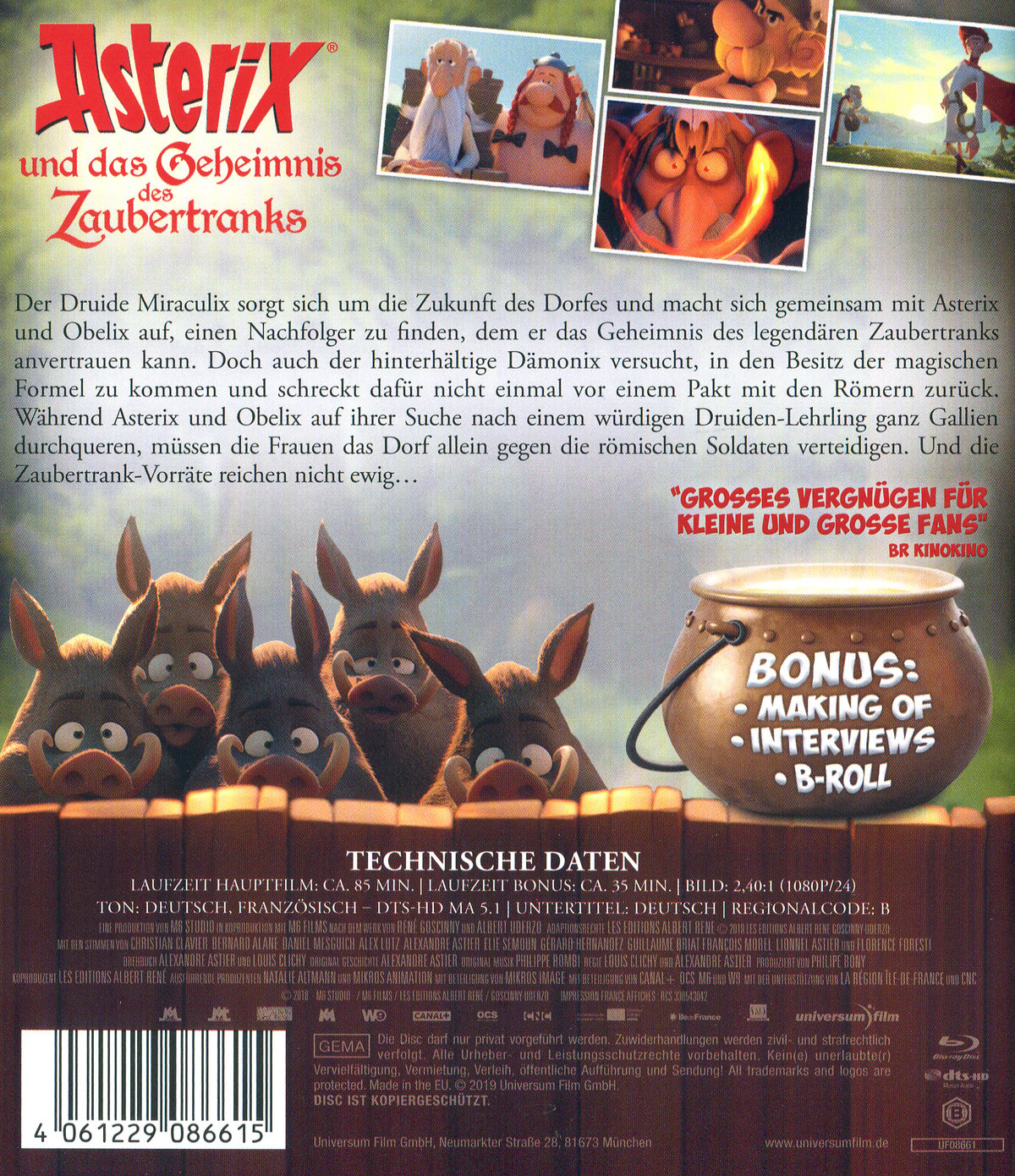 Asterix und das Geheimnis des Zaubertranks (blu-ray)