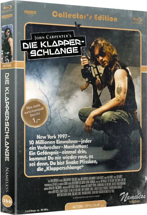 Klapperschlange, Die - Uncut Mediabook Edition  (4K Ultra HD+blu-ray) (C)