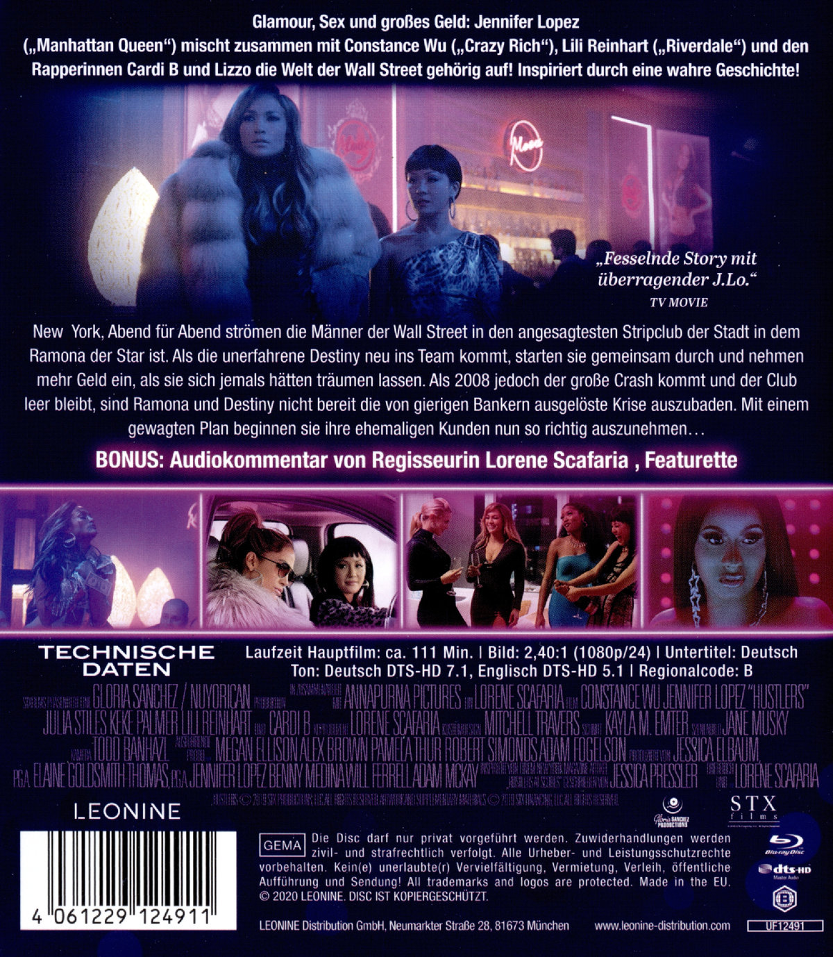 Hustlers (blu-ray)