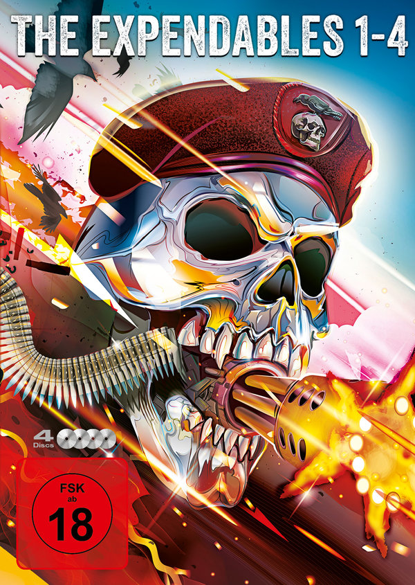 The Expendables 1-4  [4  DVDs]  (DVD)