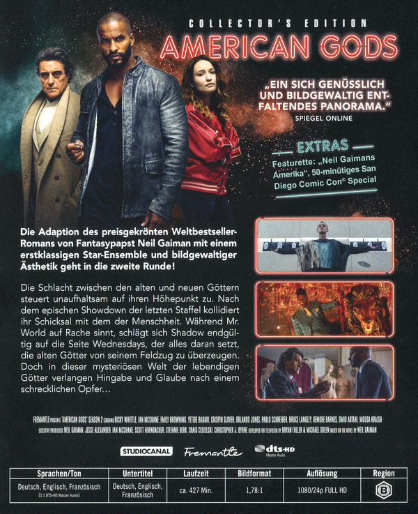 American Gods - Die komplette zweite Staffel (blu-ray)