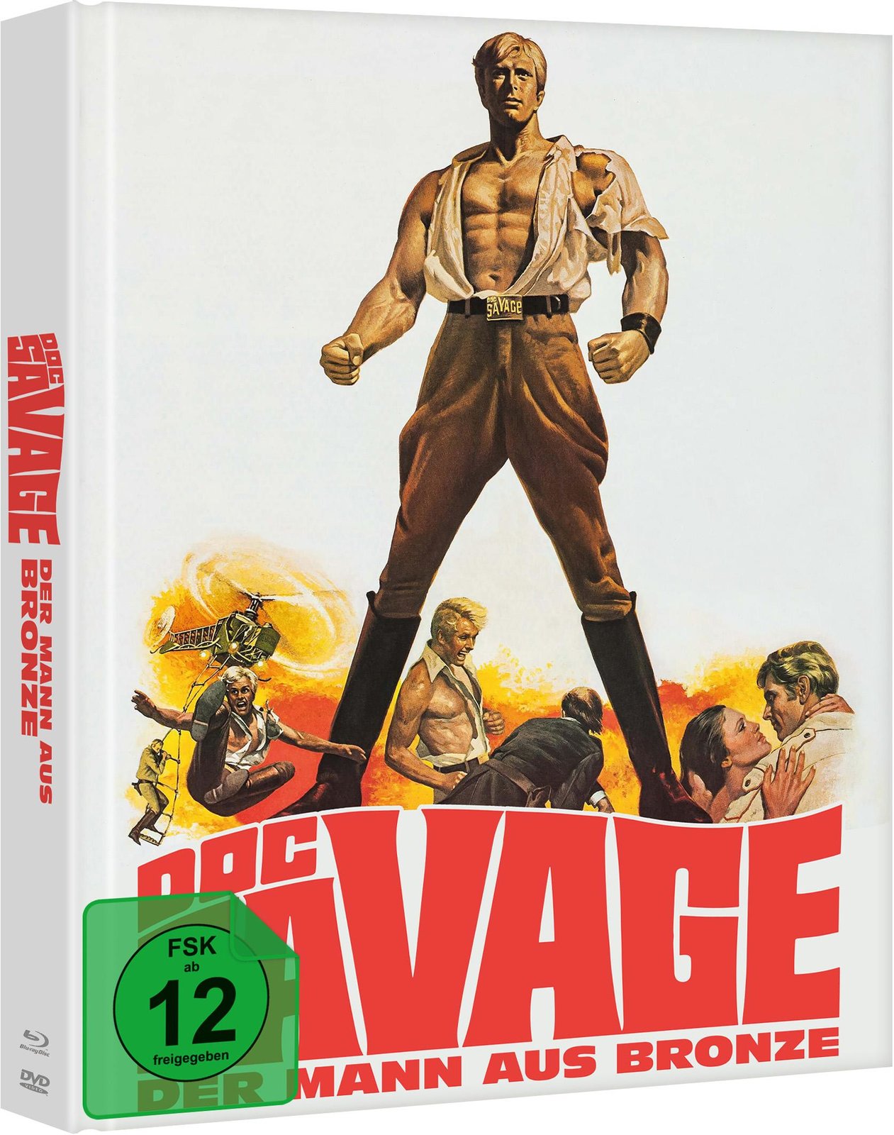 Doc Savage - Der Mann aus Bronze - Uncut Mediabook Edition  (DVD+blu-ray)