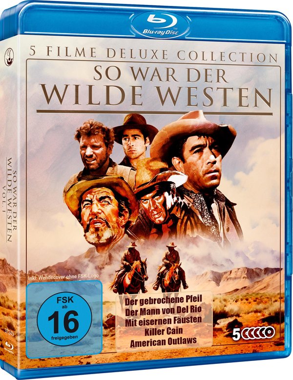 So war der wilde Westen Vol. 1 - Deluxe Collection (5 Blu-ray-Box mit Wendecover)  [5 BRs]  (Blu-ray Disc)