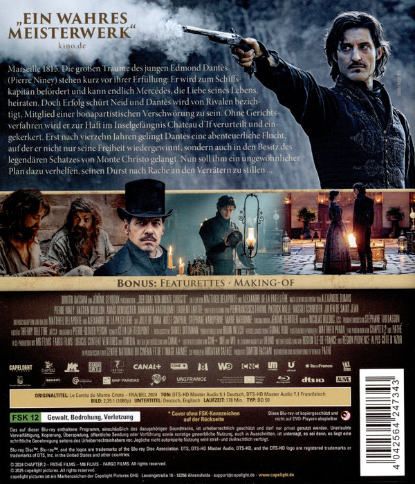 Der Graf von Monte Christo  (Blu-ray Disc)