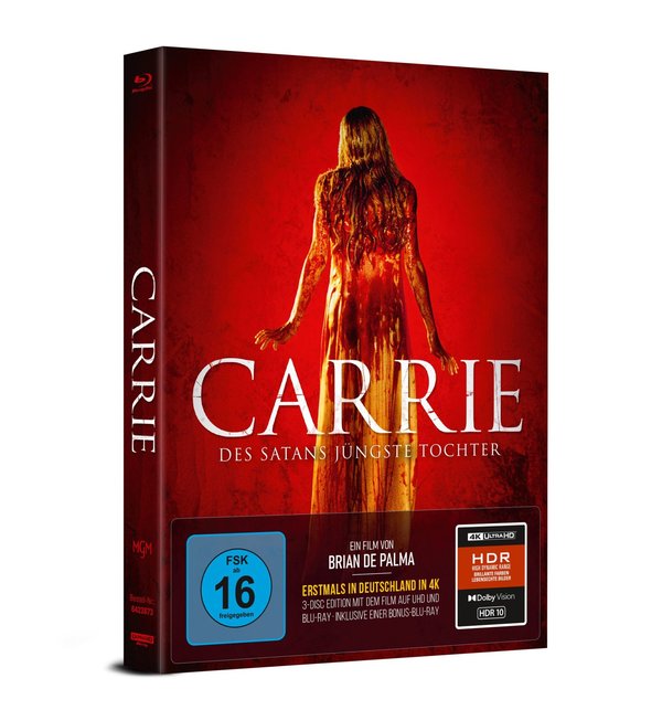 Carrie - Des Satans jüngste Tochter - Uncut Mediabook Edition  (4K Ultra HD+blu-ray)