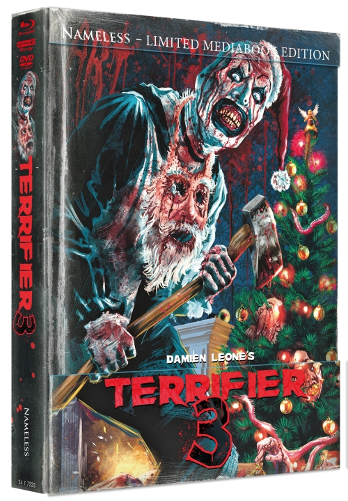 Terrifier 3 - Uncut Mediabook Edition  (4K Ultra HD+blu-ray+DVD) (D)