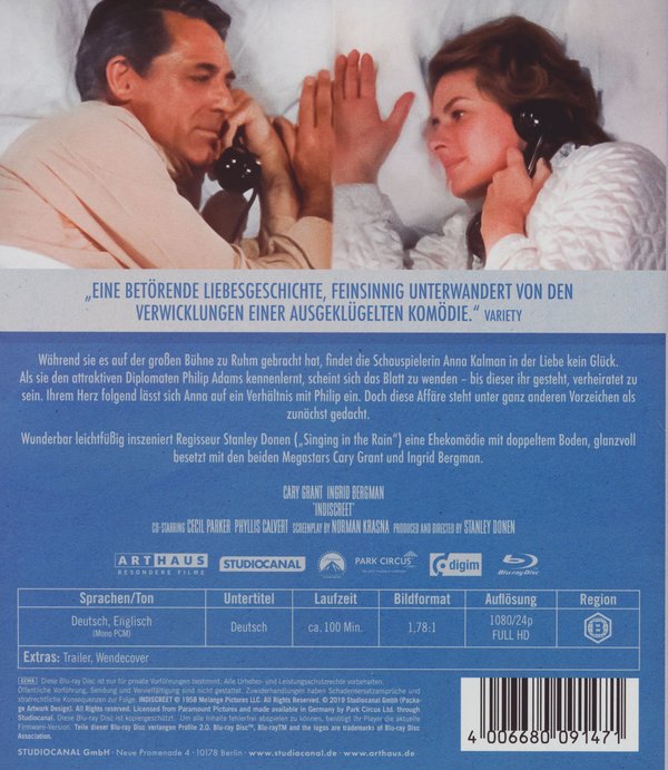 Indiskret - Digital Remastered (blu-ray)