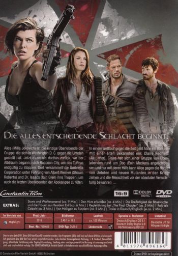 Resident Evil: The Final Chapter