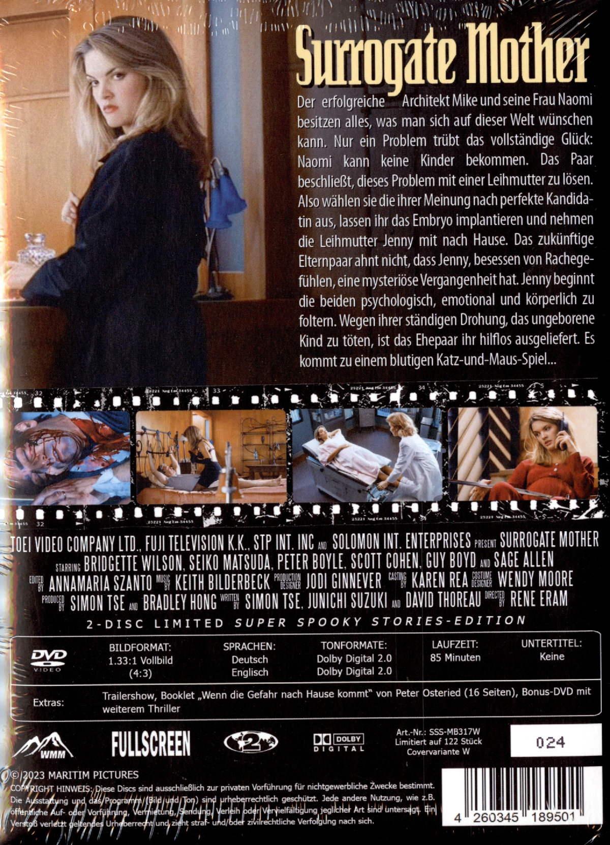 Surrogate Mother - Uncut Mediabook Edition  (DVD)  (Wattiert)