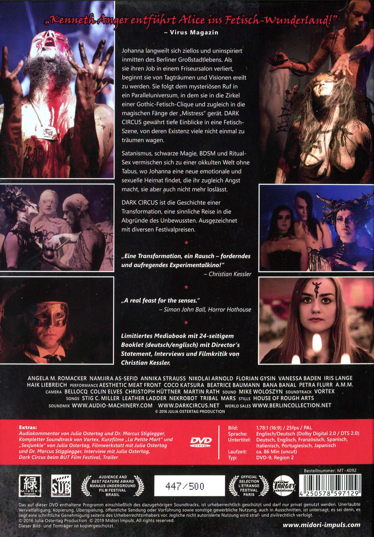 Dark Circus - Uncut Mediabook Edition