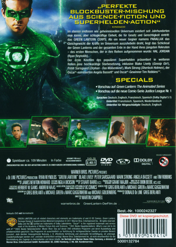 Green Lantern  (DVD)