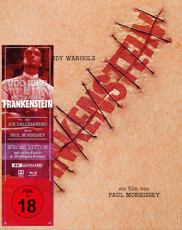 Andy Warhols Frankenstein - Uncut Mediabook Edition  (4K Ultra HD+blu-ray) (B)