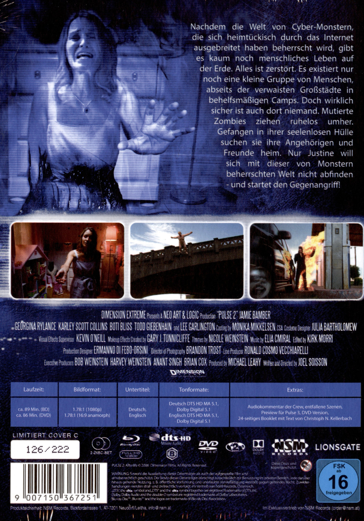 Pulse 2 - Afterlife - Uncut Mediabook Edition  (DVD+blu-ray) (C)
