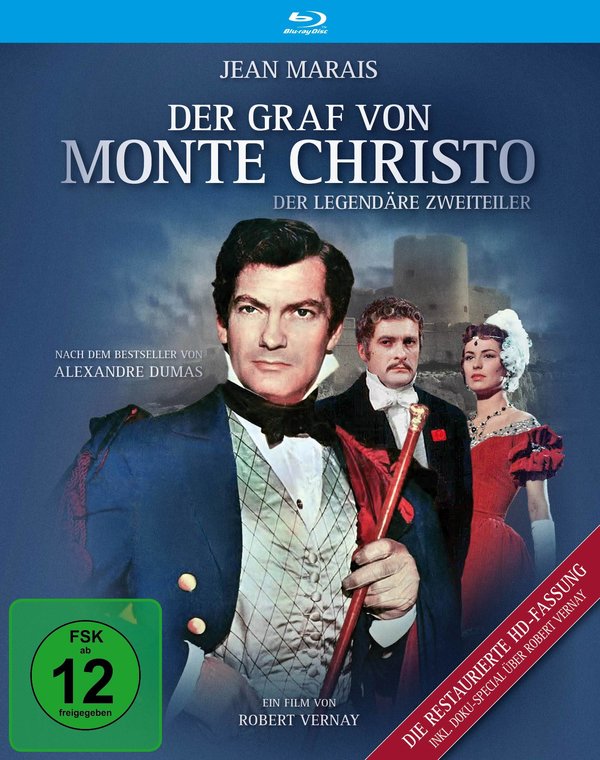 Graf von Monte Christo, Der - Teil 1 & 2 mit Jean Marais -1954 (blu-ray)