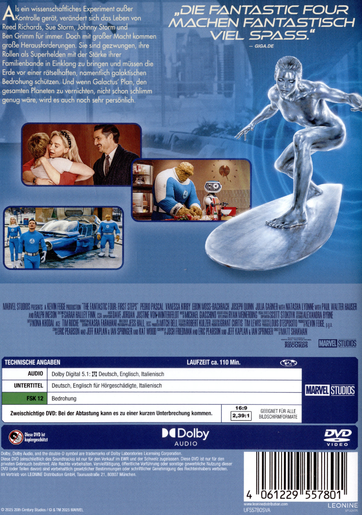 The Fantastic Four - First Steps  (DVD)