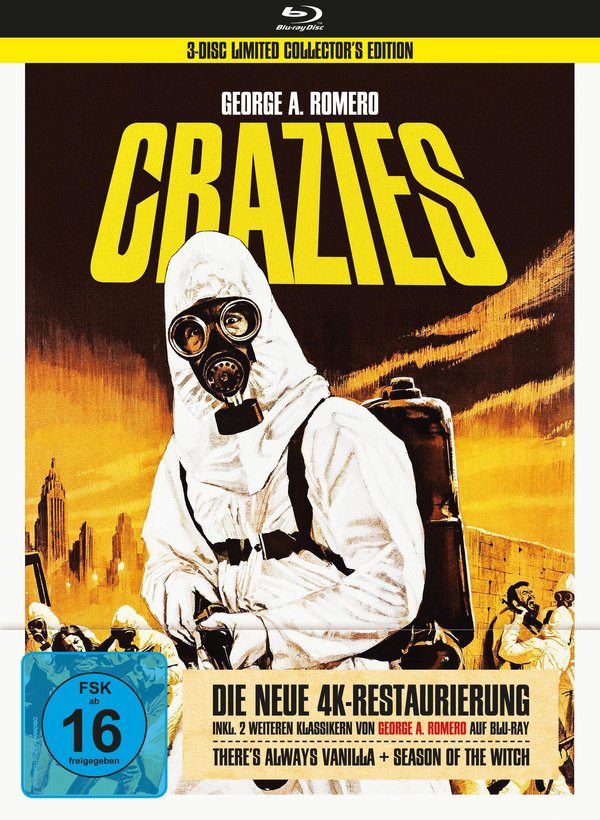 Crazies - George A Romero - Uncut Mediabook Edition (blu-ray)