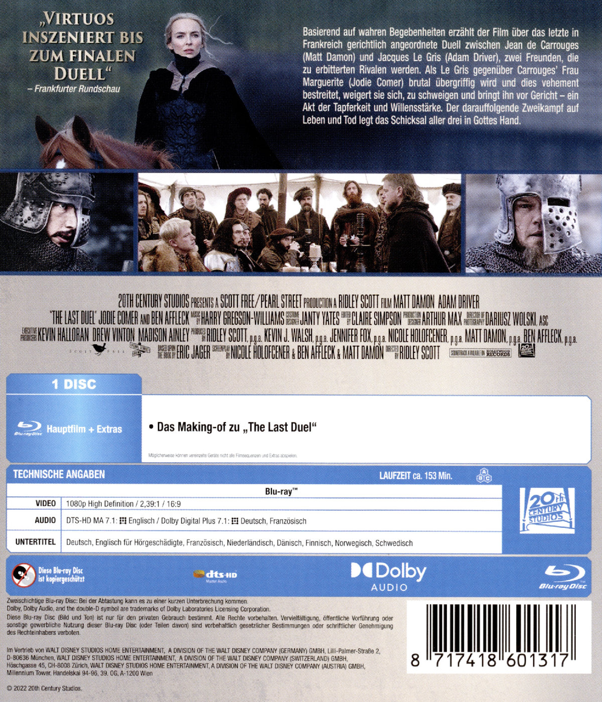 Last Duel, The (blu-ray)