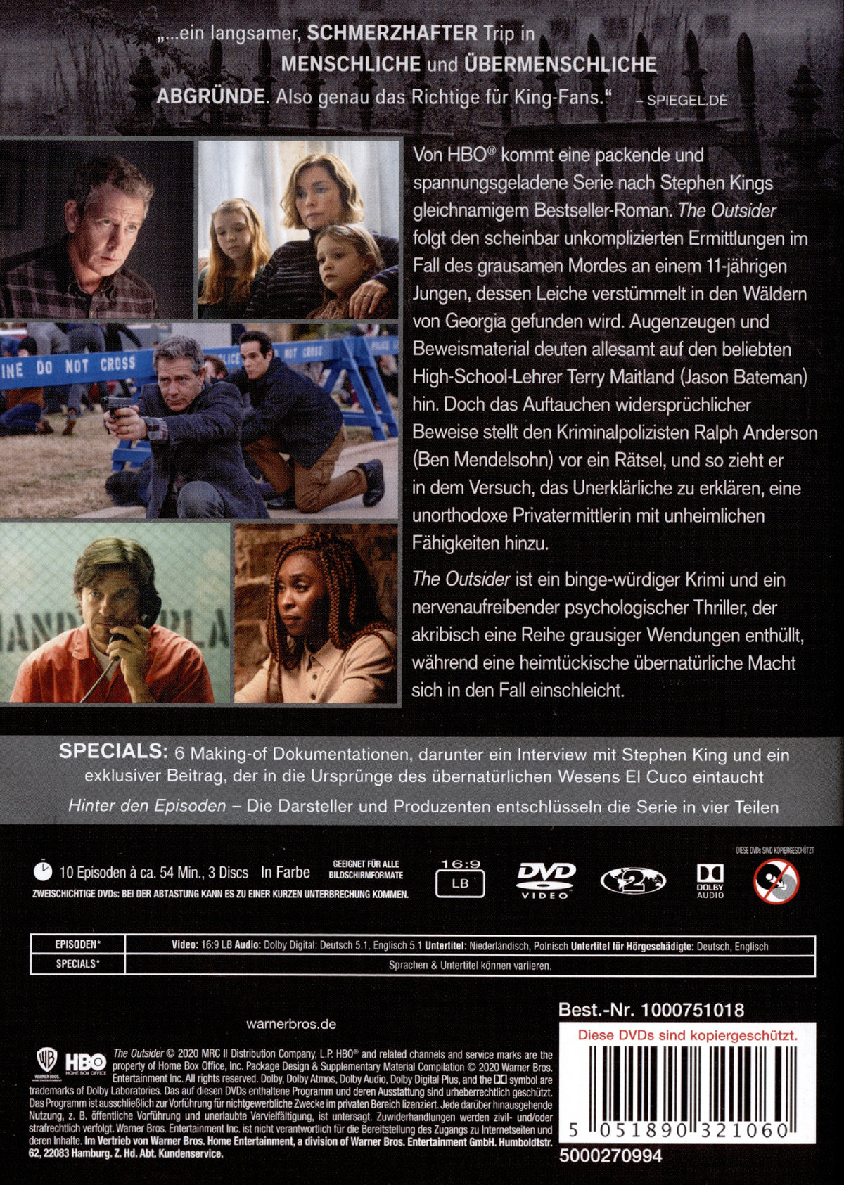 Outsider, The - 1. Staffel