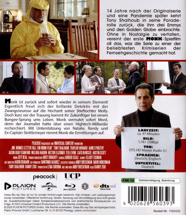 Mr. Monks letzter Fall  (Blu-ray Disc)