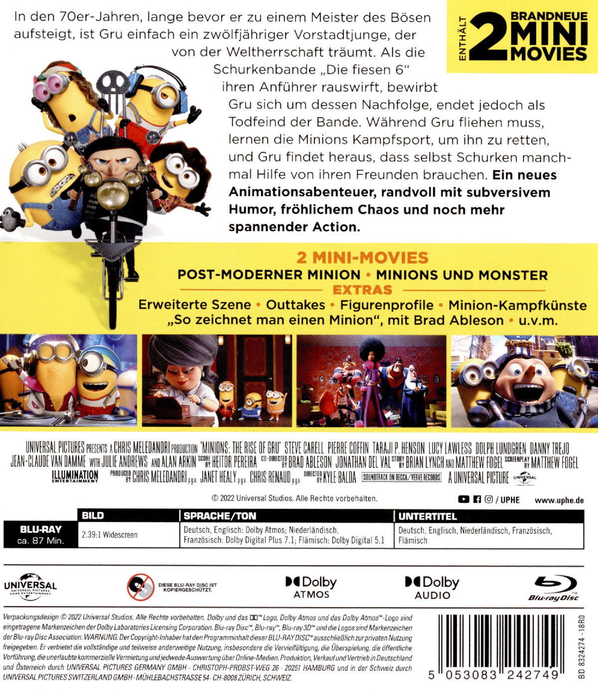 Minions 2 - Auf der Suche nach dem Mini-Boss (blu-ray)