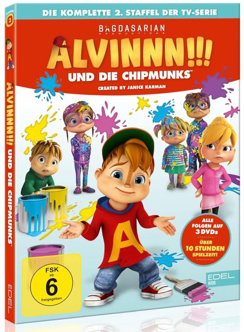 Alvinnn!!! und die Chipmunks - Box - Die komplette 2. Staffel der TV-Serie  [3 DVDs]  (DVD)