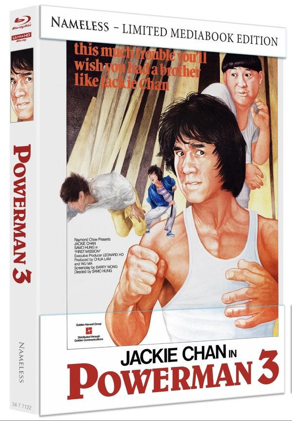 Powerman 3 – Heart of the Dragon - Uncut Mediabook Edition  (4K Ultra HD+blu-ray) (B)