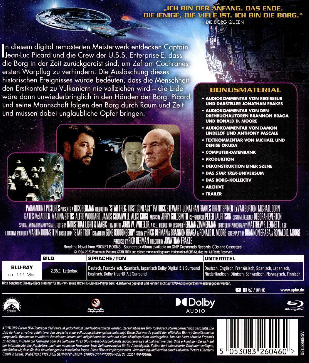 STAR TREK VIII - Der erste Kontakt  (Blu-ray Disc)