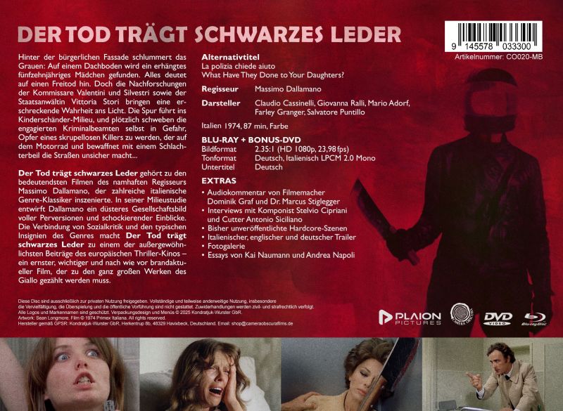 Tod trägt schwarzes Leder, Der - Uncut Mediabook Edition  (blu-ray)