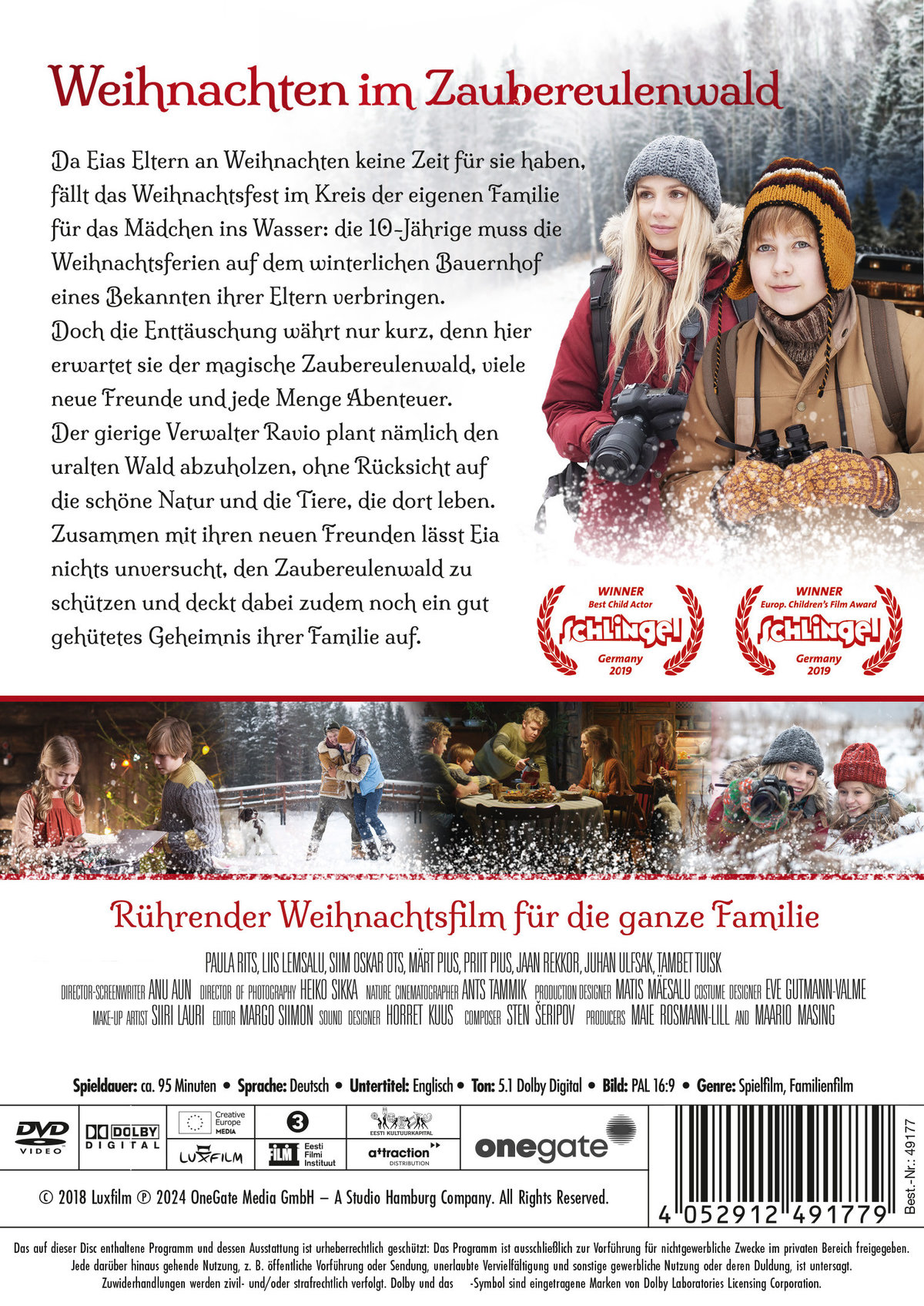 Weihnachten im Zaubereulenwald  (DVD)