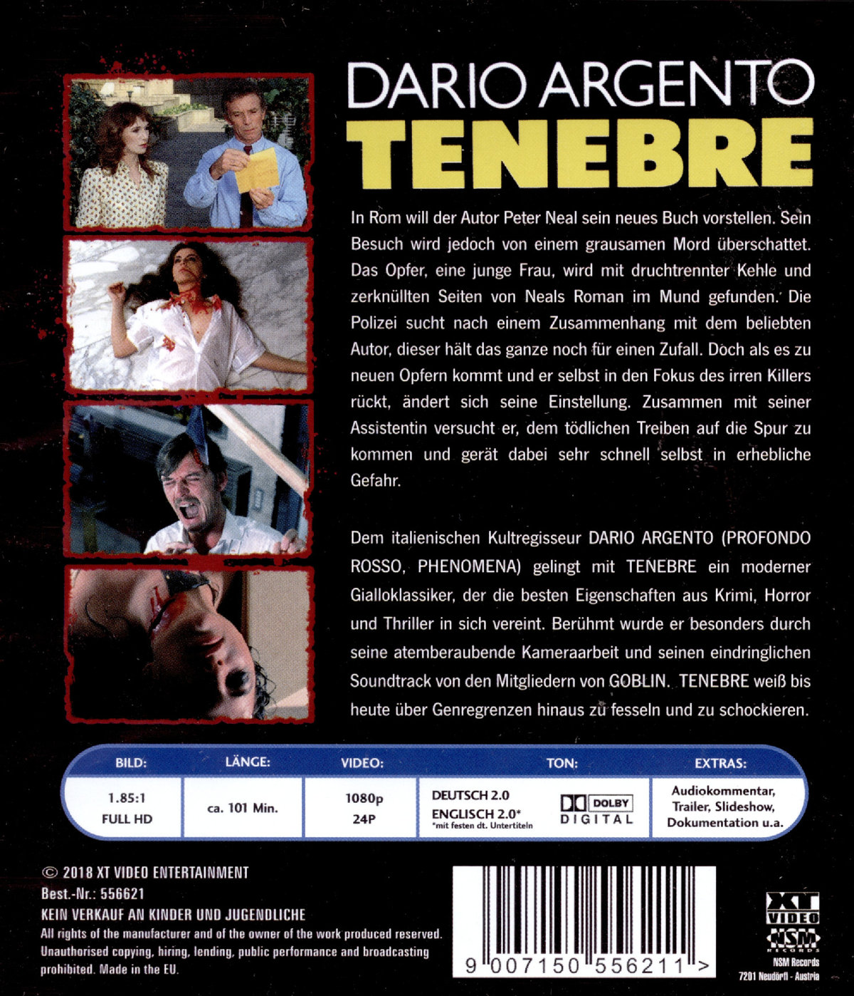 Tenebre - Uncut Edition (blu-ray)