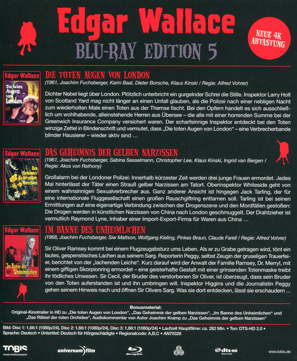 Edgar Wallace Edition 5 (blu-ray)