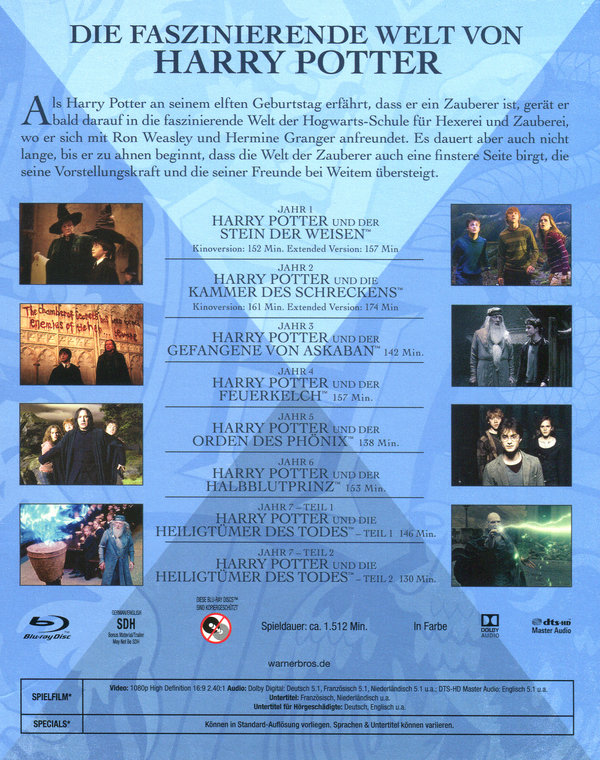 Harry Potter Collection (blu-ray)