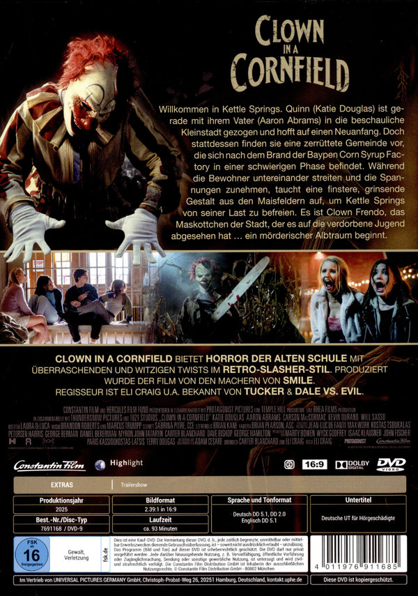 Clown in a Cornfield  (DVD)