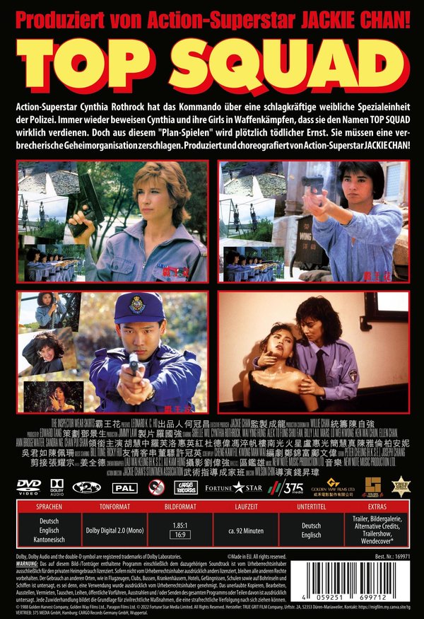 JACKIE CHAN's TOP SQUAD - Uncut  (DVD)