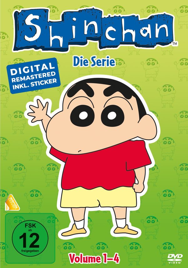 SHIN CHAN - Die Serie - Boxset Vol. 1-4 inkl. Sticker LTD. - (DIGITAL REMASTERED)  (DVD)